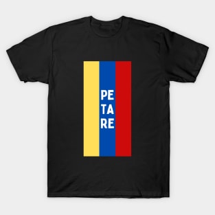 Petare City in Venezuelan Flag Colors Vertical T-Shirt